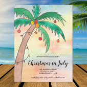 Noël en juillet Fête Invitation