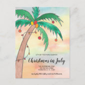Noël en juillet Fête Invitation (Devant)