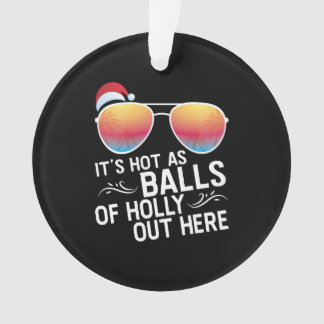 Noël En Juillet Hot As Balls Père Noël Sunglass