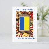 Noël en Ukraine, carte de Noël (Debout devant)