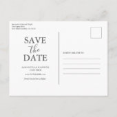 Noël Enregistrer la date Cartes postales (Dos)