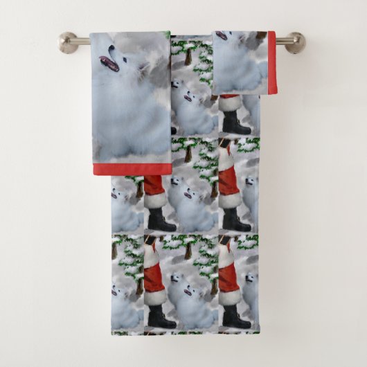 Noël Eskimo Chien américain (En situation)
