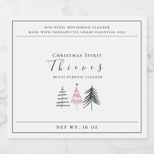 Noël Esprit Voleurs Étiquette (Étiquettes simples)