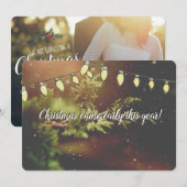 Noël est arrivé tôt dans l'attente de la carte de  (Devant / Derrière)