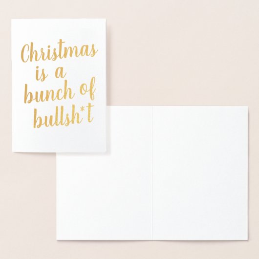 Noël est Bull - carte typographique (Affichage)