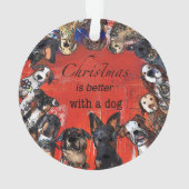 Noël est meilleur avec un chien (dos)