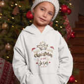 NOËL EST POUR JÉSUS mignonne fille chrétienne