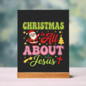 Noël est tout sur Jésus Rétro (Neutre)
