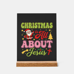Noël est tout sur Jésus Rétro