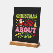 Noël est tout sur Jésus Rétro (Angle)