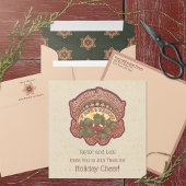 Noël et bénédictions de Yule Invitation de vacance