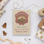 Noël et bénédictions de Yule Invitation de vacance