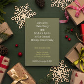 Noël et bénédictions de Yule Invitation de vacance