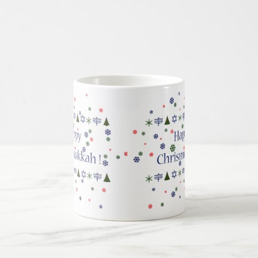 Noël et tasse combinée de Hanoukka (Centre)