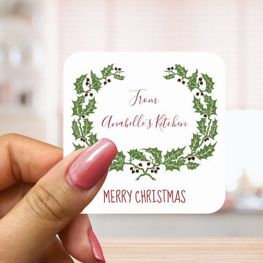 Noël  Étiquette  Cuisine de Noël Joyeux Noël