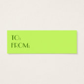 Noël | Étiquettes cadeaux de vacances (Dos)