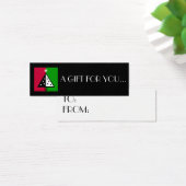 Noël | Étiquettes cadeaux de vacances (Bureau)