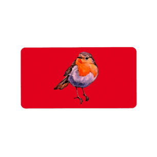 Noël Étiquettes de adresse NOËL ROBIN
