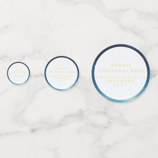 Noël Étoiles de Noël Table Confetti (Devant)