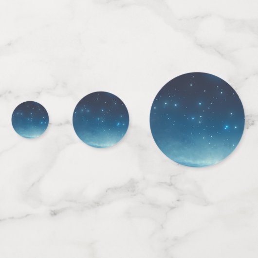 Noël Étoiles de Noël Table Confetti (Derrière)