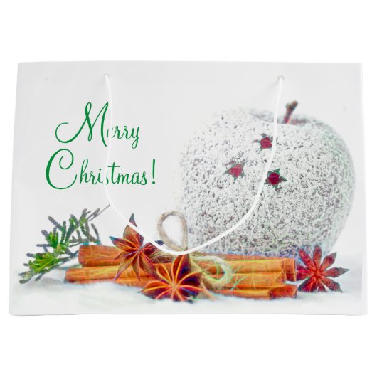 Noël Étoiles Grand sac cadeau (Devant)