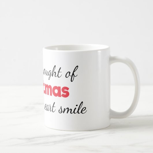 Noël fait ma tasse de sourire de coeur (Droite)