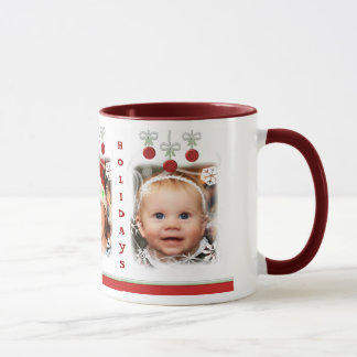 Noël fait sur commande ornemente la tasse de café