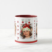 Noël fait sur commande ornemente la tasse de café (Centre)