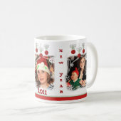 Noël fait sur commande ornemente la tasse de café (Devant droit)