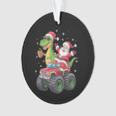 Noël Famille Correspondante Père Noël Truck Dinosa (devant)