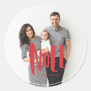 Noel Family Photo Sticker