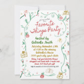 Noël Favoris Invitation (Devant)