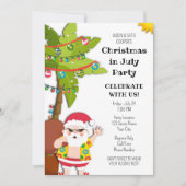 Noël festif en juillet Fête Invitation (Devant)
