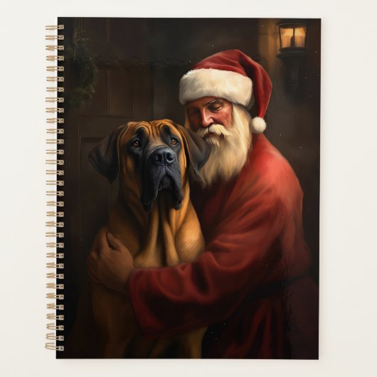 Noël festif Rhodesian Ridgeback Santa Claus (Devant)