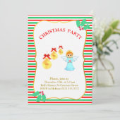 Noël Fête Ange Invitation (Debout devant)