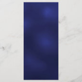 Noël fête bleu gnome nordique menu (Dos)