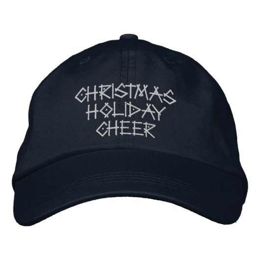 Noël Fête Cheer Parfait Casquette couleur marine (Devant)