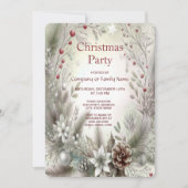 Noël Fête d'hiver Invitation (Devant)