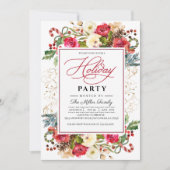 Noël Fête Dîner Invitation (Devant)