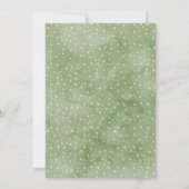 Noël Fête Dîner Invitation (Dos)