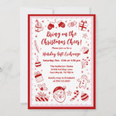 Noël Fête Échange de cadeaux Invitation (Devant)