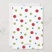 Noël Fête Elfe Anniversaire Fête Invitation (Dos)