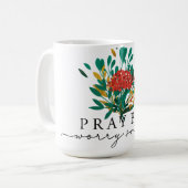 Noël Fête Florale Motivational Mug (Devant gauche)