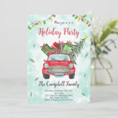 Noël Fête Invitation (Debout devant)