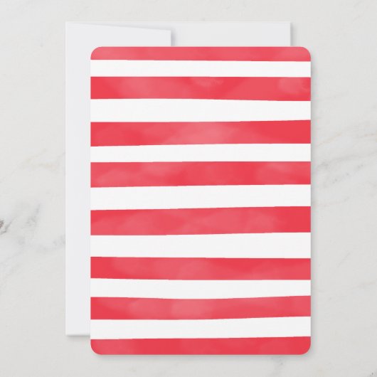 Noël Fête Invitation (Dos)