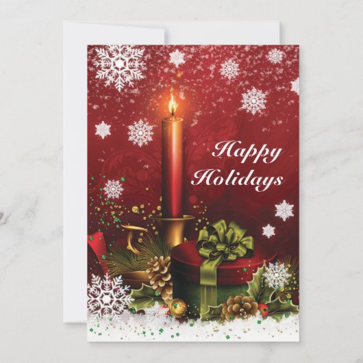 Noël Fête Invitation (Dos)