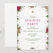 Noël Fête Invitation (Devant / Derrière)