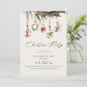 Noël Fête Invitation (Debout devant)