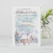 Noël Fête Invitation (Debout devant)