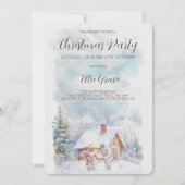 Noël Fête Invitation (Devant)